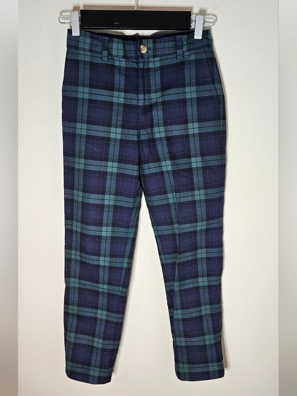 Vineyard Vines Black Watch tartan Breaker trousers. Blue Green Boys 12